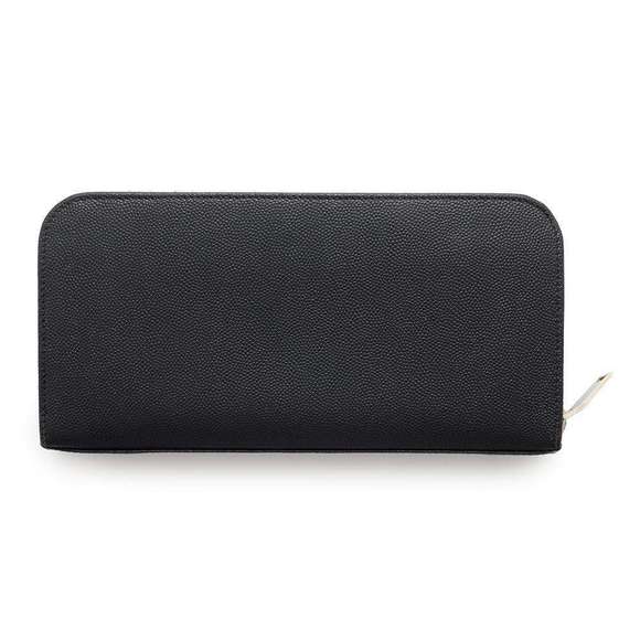 Saint Laurent Paris Long Wallet Studded Leather Black - Picture 3 of 16